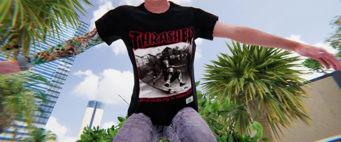 Gear Thrasher 4 Shirt Pack Skater XL mod