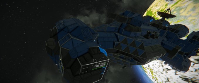 Blueprint CR-90 by Kubel83_2revised by western Space Engineers mod
