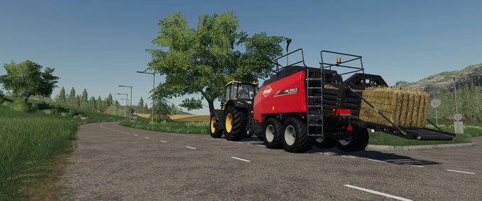 Pressen Kuhn LSB 1290D mit Upgrades Landwirtschafts Simulator mod