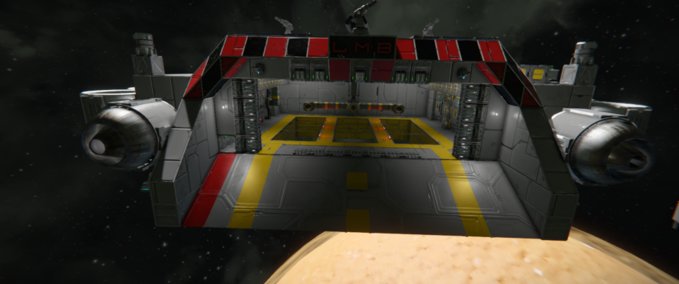 Blueprint LMB Drop Base Farted Space Engineers mod