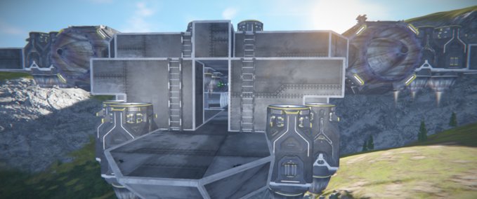 Blueprint Dropship with pods Space Engineers mod