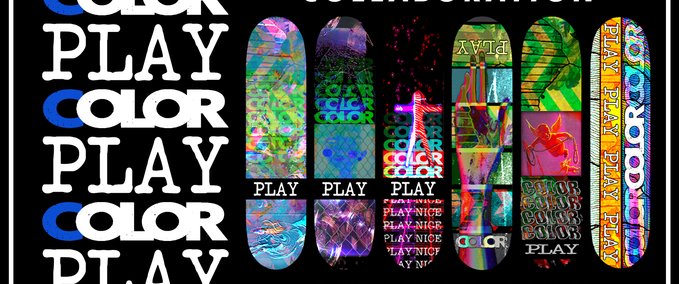 Other PLAY/COLOR COLLABORATION ASSASSINATION DECKS Skater XL mod