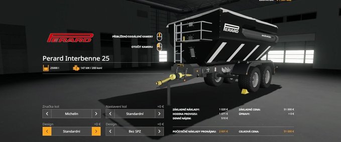 Überladewagen Perard Interbenne 25 Landwirtschafts Simulator mod