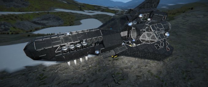 Blueprint Blackbird Mk1 Final Stage Space Engineers mod