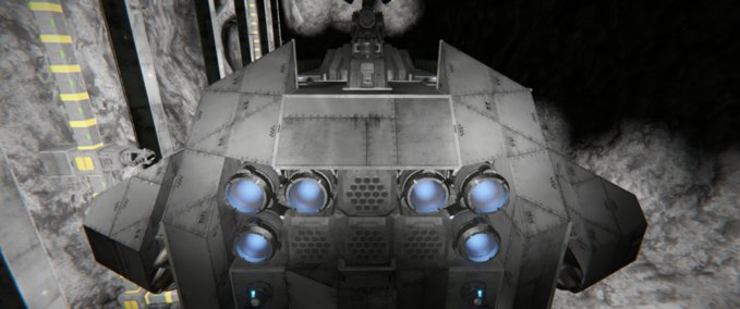 Blueprint B-60 Bulk Freighter redesign Space Engineers mod