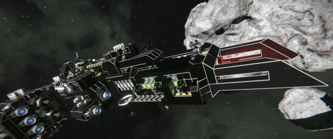 Blueprint Magnum Opus Mk 3 final stage Space Engineers mod