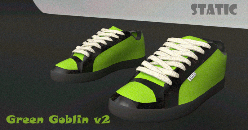 green goblin shoes