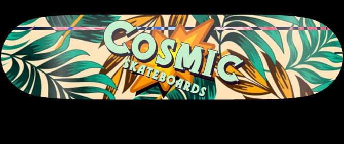 Fakeskate Brand Cosmic Skateboards Corny Series Skater XL mod