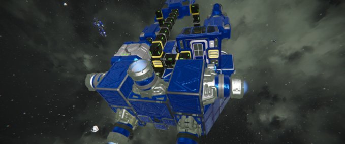 Blueprint Blue miner Space Engineers mod