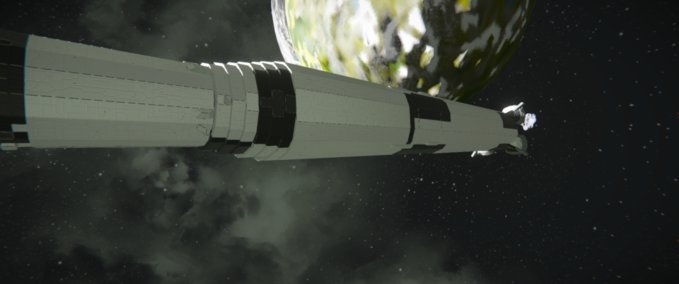 Blueprint Saturn V Full Stack Apollo ** Space Engineers mod