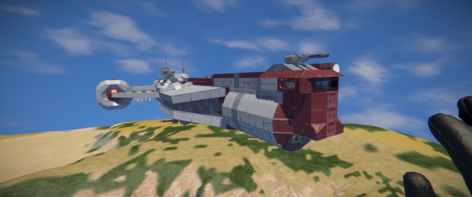 Blueprint Star Wars C70 Charger Refit Space Engineers mod