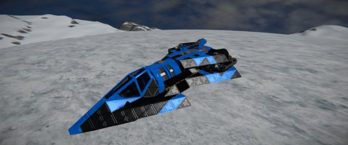 Blueprint WCO SA-16 Cyber Spear Space Engineers mod