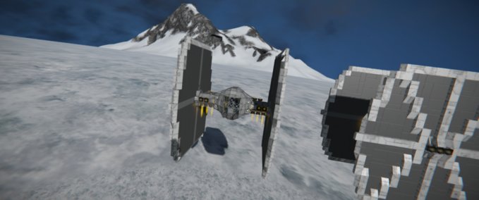 Blueprint TIE FIGHTER (HYDROGEN) Space Engineers mod