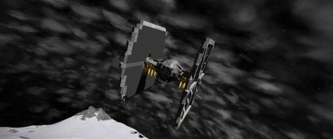 Blueprint TIE FIGHTER (HYDROGEN) Space Engineers mod