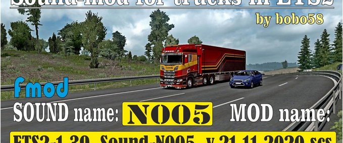 Trucks ETS2 SOUND N005 [1.39] Eurotruck Simulator mod