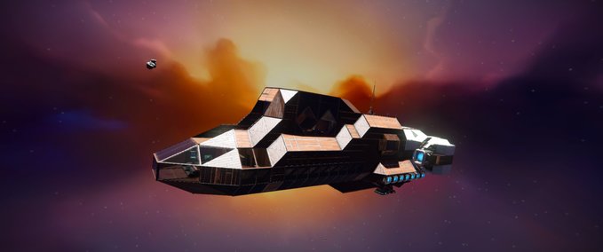 Blueprint Humpback Luxury Yacht Space Engineers mod