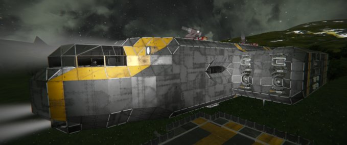 Blueprint Wagon Shuttle MK-3 Space Engineers mod