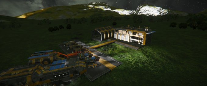 Blueprint I.C.E Main Base Of Operations Space Engineers mod