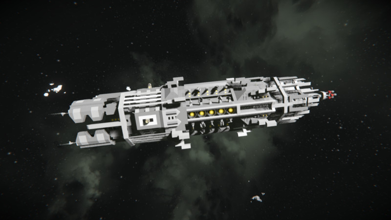 Space Engineers: Frigate Class Destrier v 1.0 Blueprint, Ship, Large ...