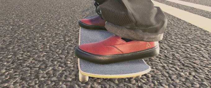 Gear HUF Dylan Slip (Maroon & Cream Leather colorways) Skater XL mod