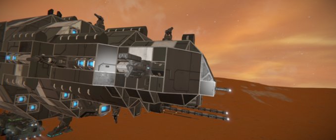 Blueprint UNSC HALCRYON CLASS Space Engineers mod