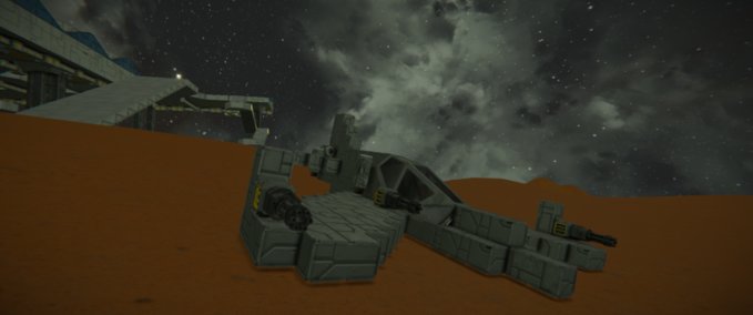 Blueprint Intergalactic fighter Space Engineers mod