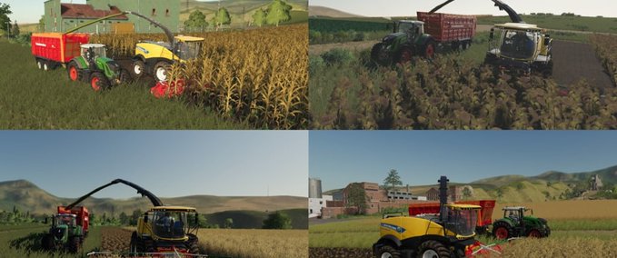 Schneidwerke & Schneidwerkswagen Multi Harvest Headers Landwirtschafts Simulator mod