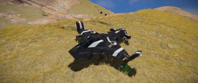 Blueprint RSN - Vulture Class Atmospheric GunShip MK1 Space Engineers mod