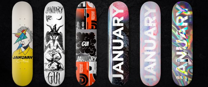 Real Brand January Season 3 - 50 Shoe limited Edition Skater XL mod