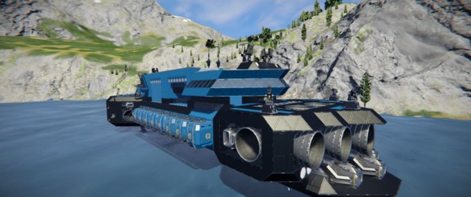 Blueprint Static Grid 9017 Space Engineers mod