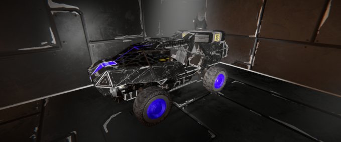 Blueprint GMF Warthog Heavy With Turret Space Engineers mod