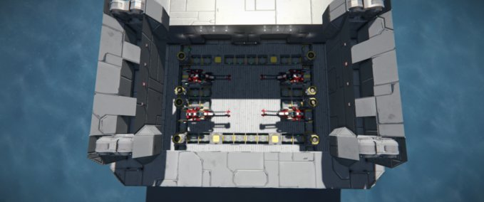 Blueprint HINGED BAYDOOR Space Engineers mod