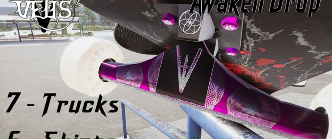 Fakeskate Brand Vetis Trucks | Awaken Drop Skater XL mod
