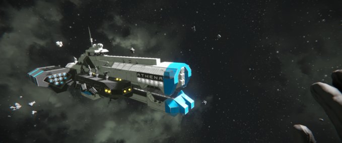 Blueprint [IGDA] Athena-Class Corvette Space Engineers mod
