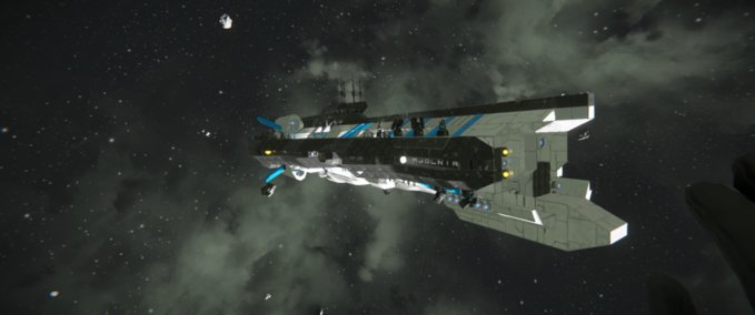 Blueprint [IGDA] Mjolnir-Class Battlecruiser Space Engineers mod