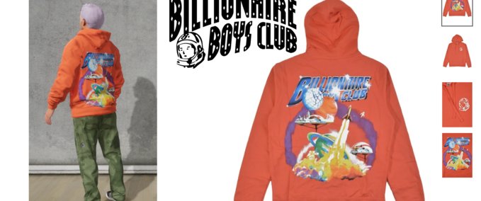 Sonstiges Billionaire Boys Club Hoodie - Worlds Hoodie Skater XL mod