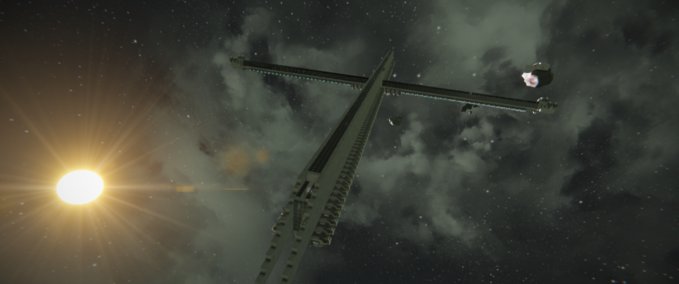 Blueprint Interstellar Starship Space Engineers mod