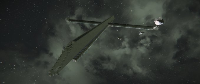 Blueprint Interstellar Starship UPDATED Space Engineers mod