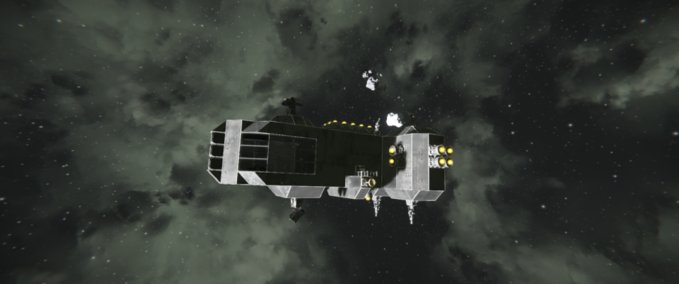 Blueprint SRF Shark class corvet Space Engineers mod