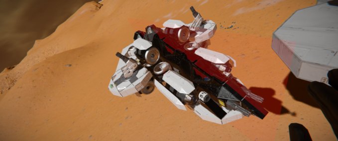 Blueprint phantom heavy atmos fighter Space Engineers mod