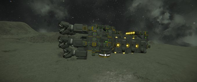 Blueprint Hydro Miner Giant Space Engineers mod