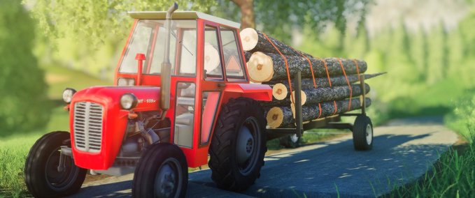 Sonstige Anhänger Homemade forest trailer FS 19 Landwirtschafts Simulator mod
