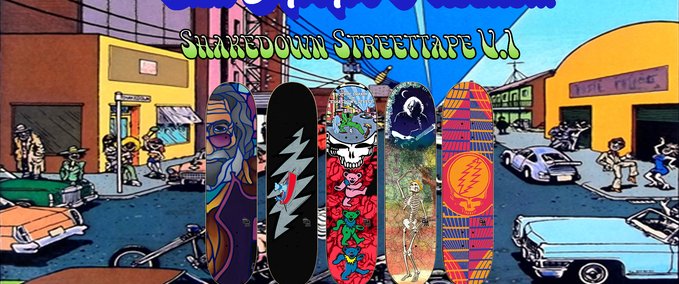 Other Ohm Griptape -  Shakedown Streettape V.1 Skater XL mod