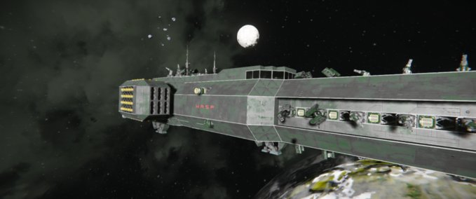 Blueprint Light corvette Wasp Space Engineers mod