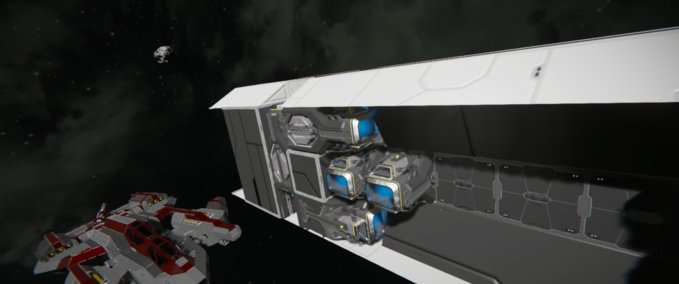 Blueprint Utility ship Space Engineers mod