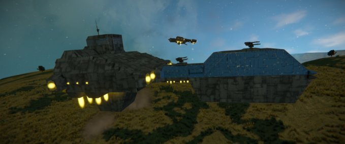 Blueprint Prison transport cruiser Space Engineers mod
