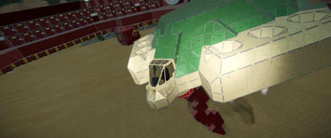 Blueprint Turtle cargo mk1 Space Engineers mod