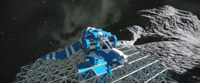 Blueprint Falcon fighter Space Engineers mod