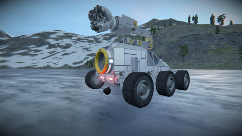 Space engineers mining rover