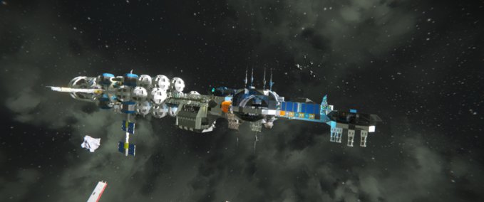 Blueprint OSIRIS DAWN Amk 2 Research & Exploration Vessel Space Engineers mod